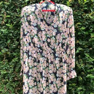 J. Crew Drapey Tie-front Dress